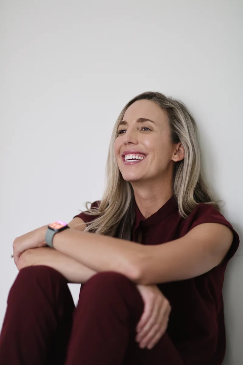 Dr. Marissa Gaucher in clinic scrubs Dr. Marissa Gaucher in clinic scrubs